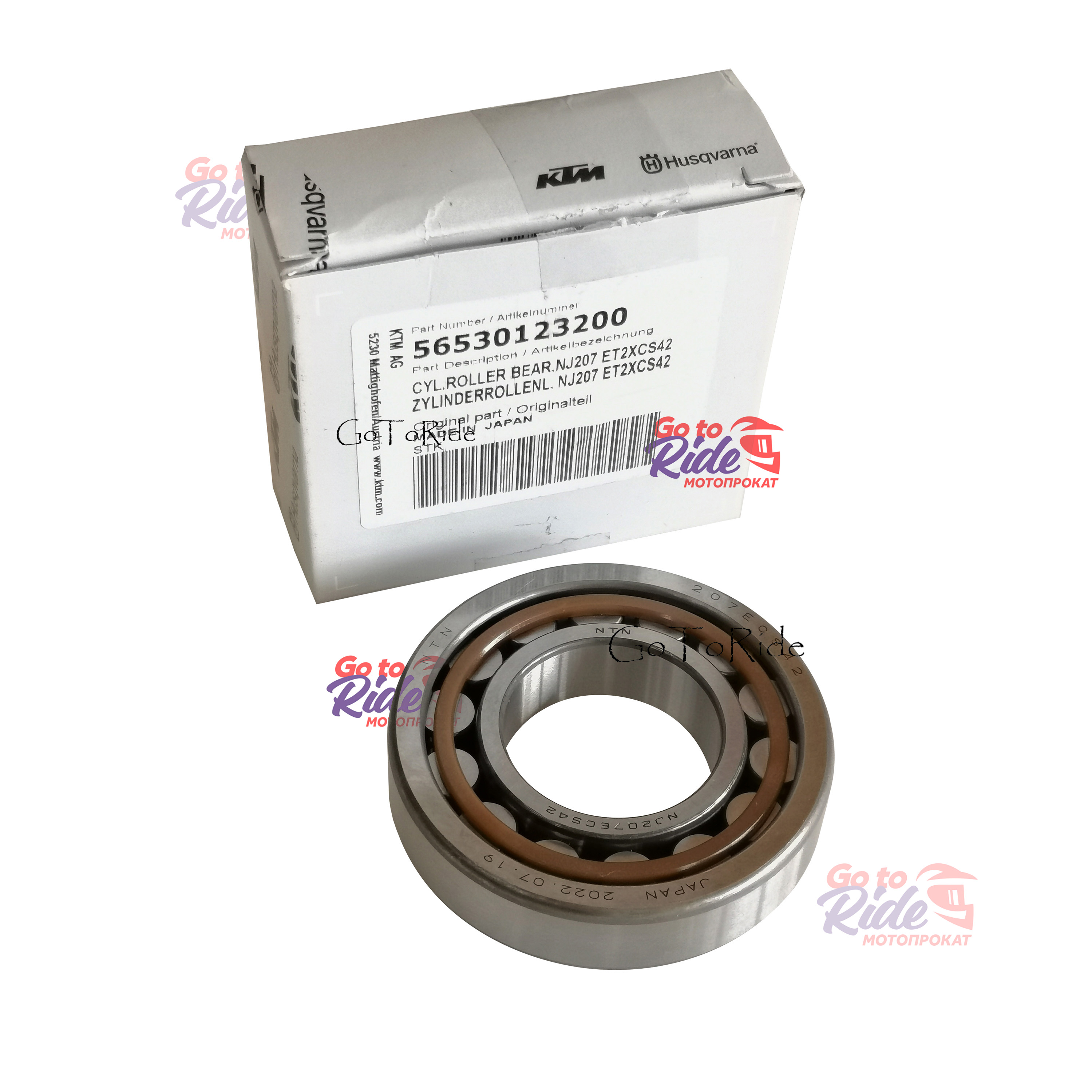 Подшипник коленвала роликовый NJ207ET2XCS42 KTM - мотозапчасть