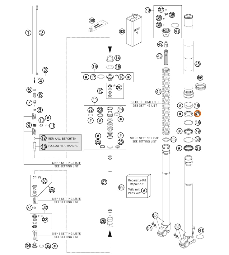 Купить Направляющая вилки нижняя 48x52x12 KTM Направляющая вилки нижняя 48x52x12 KTM - мотозапчасть