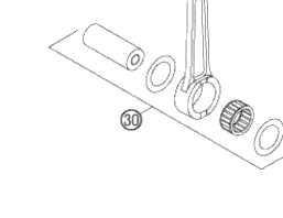 Шатун комплект 54830015244 / 54830015044 / 54830015144 KTM - мотозапчасть