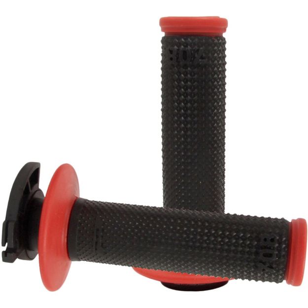 Грипсы Progrip 708-149 Red-Black +7 различных крепежей тросика ProGrip - мотозапчасть