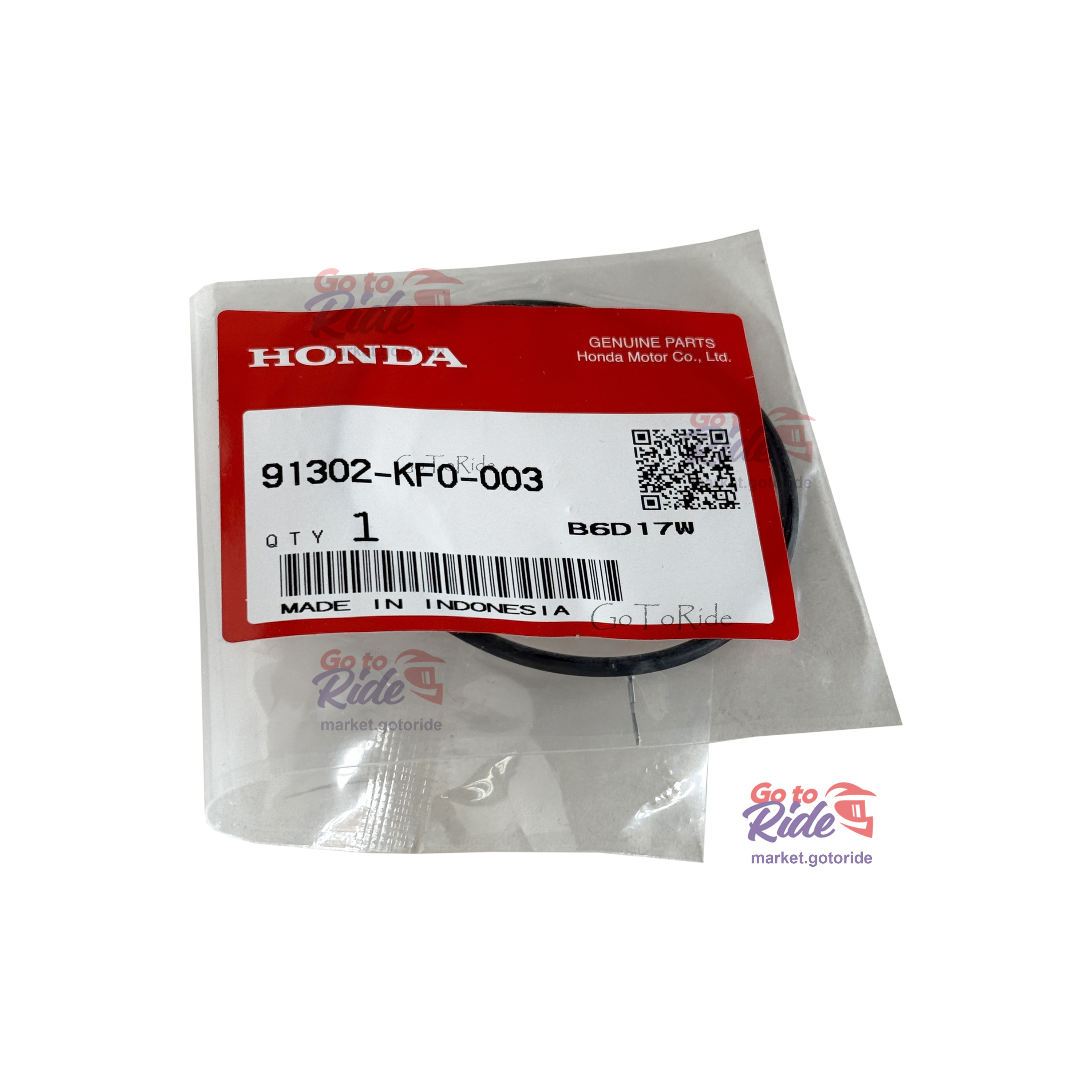 Кольцо уплотнительное крышки маслофильтра (54X2.4) XR250 XR400 XR650L Honda - фото 1