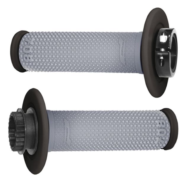 Грипсы Progrip 708-171 Black-Grey +7 различных крепежей тросика ProGrip - мотозапчасть