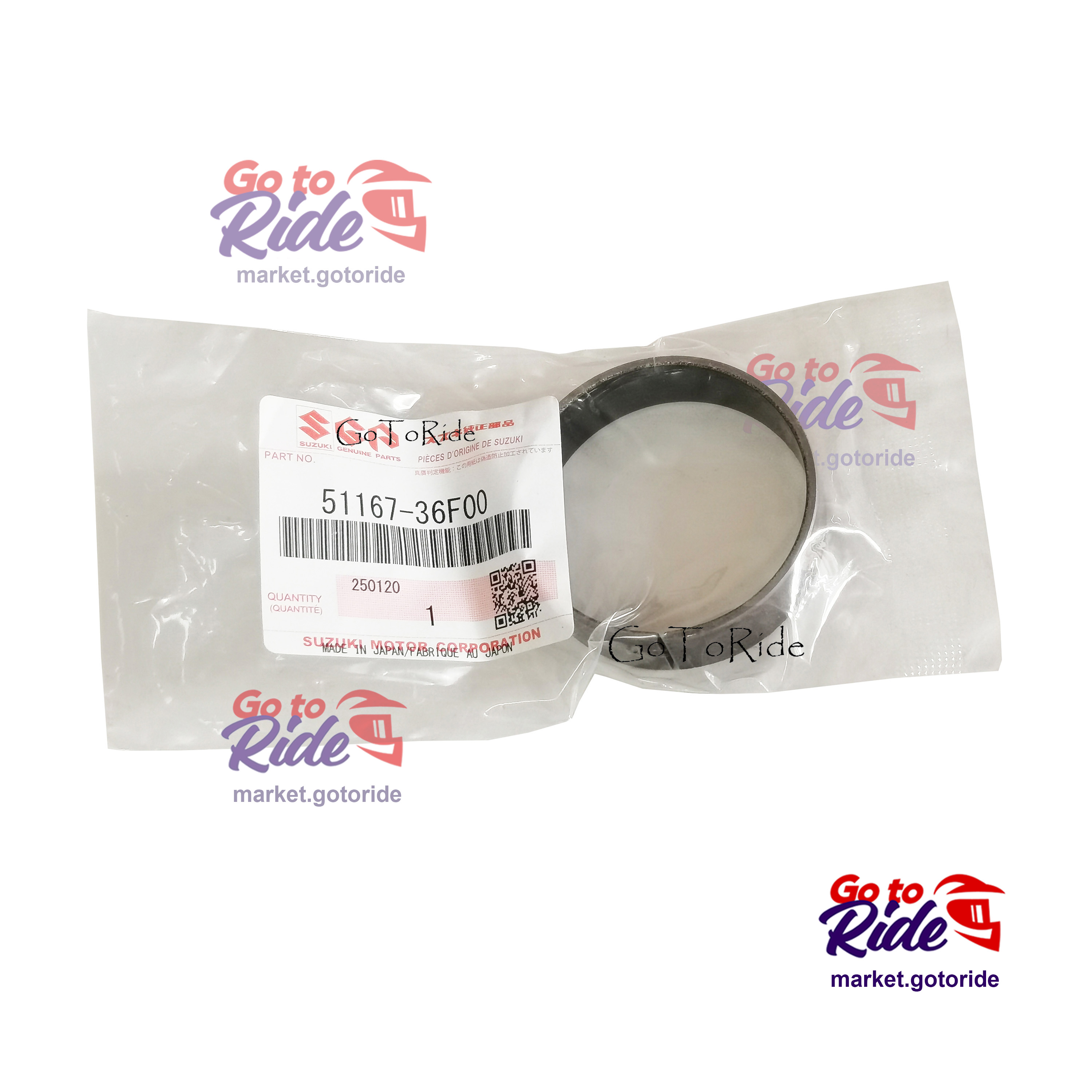 Направляющая втулка вилки DR-Z400SM / RM-Z250 04-17 / RM-Z450 05-17 / RM125 83-08 / RM250 01-08 Suzuki - мотозапчасть Направляющая втулка вилки DR-Z400SM / RM-Z250 04-17 / RM-Z450 05-17 / RM125 83-08 / RM250 01-08 Suzuki - фото 1