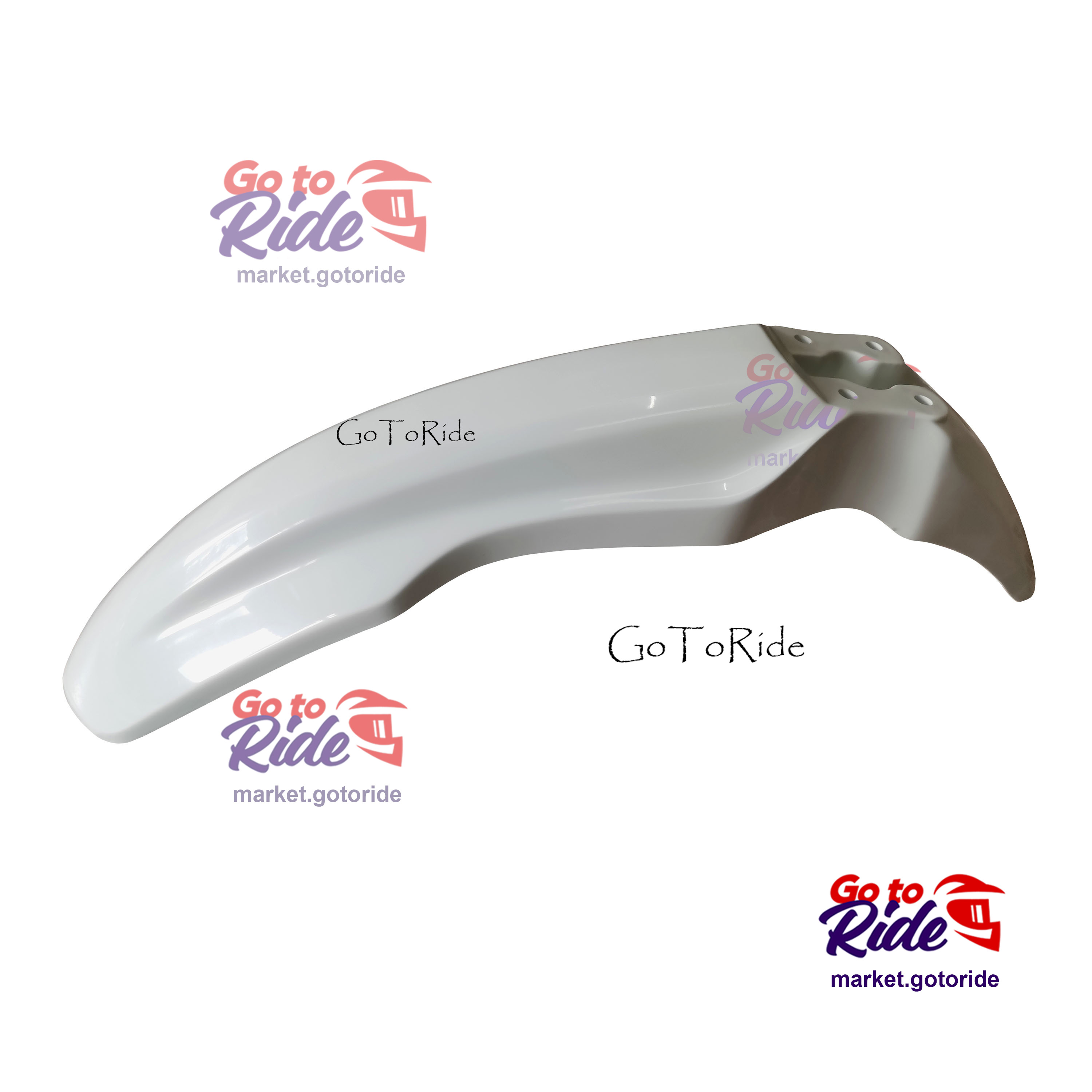 Крыло переднее UFO, белое CRF150F,CRF230F UFO Plastics - мотозапчасть