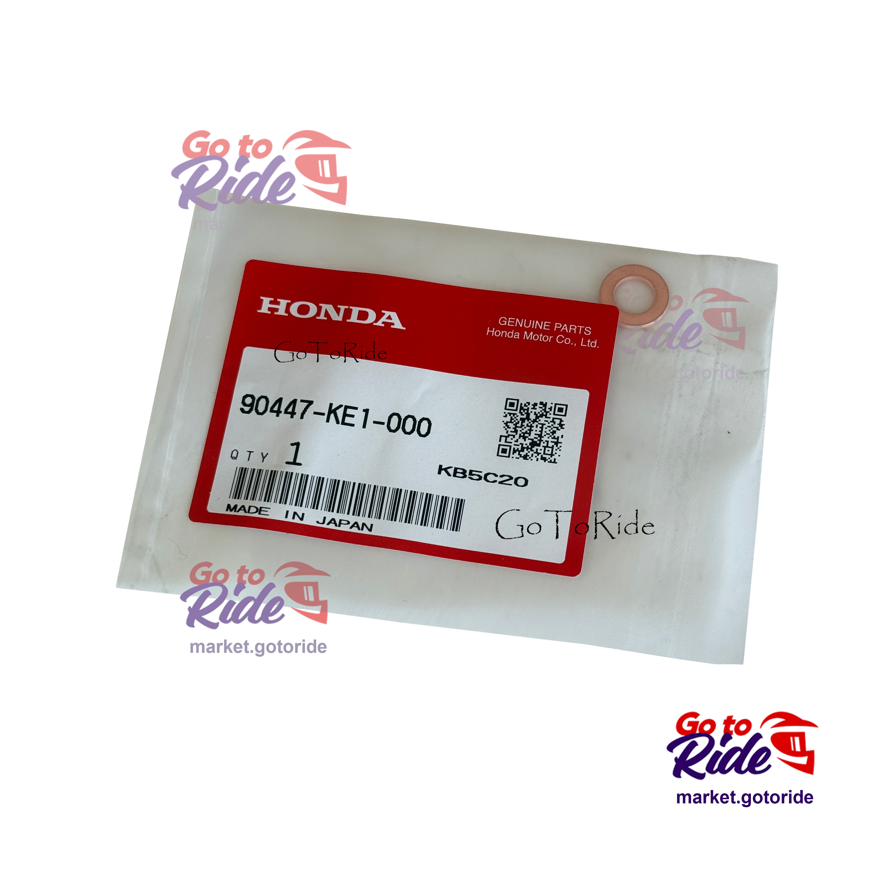 Шайба медная (7MM) Honda Honda - мотозапчасть Шайба медная (7MM) Honda Honda - фото 1