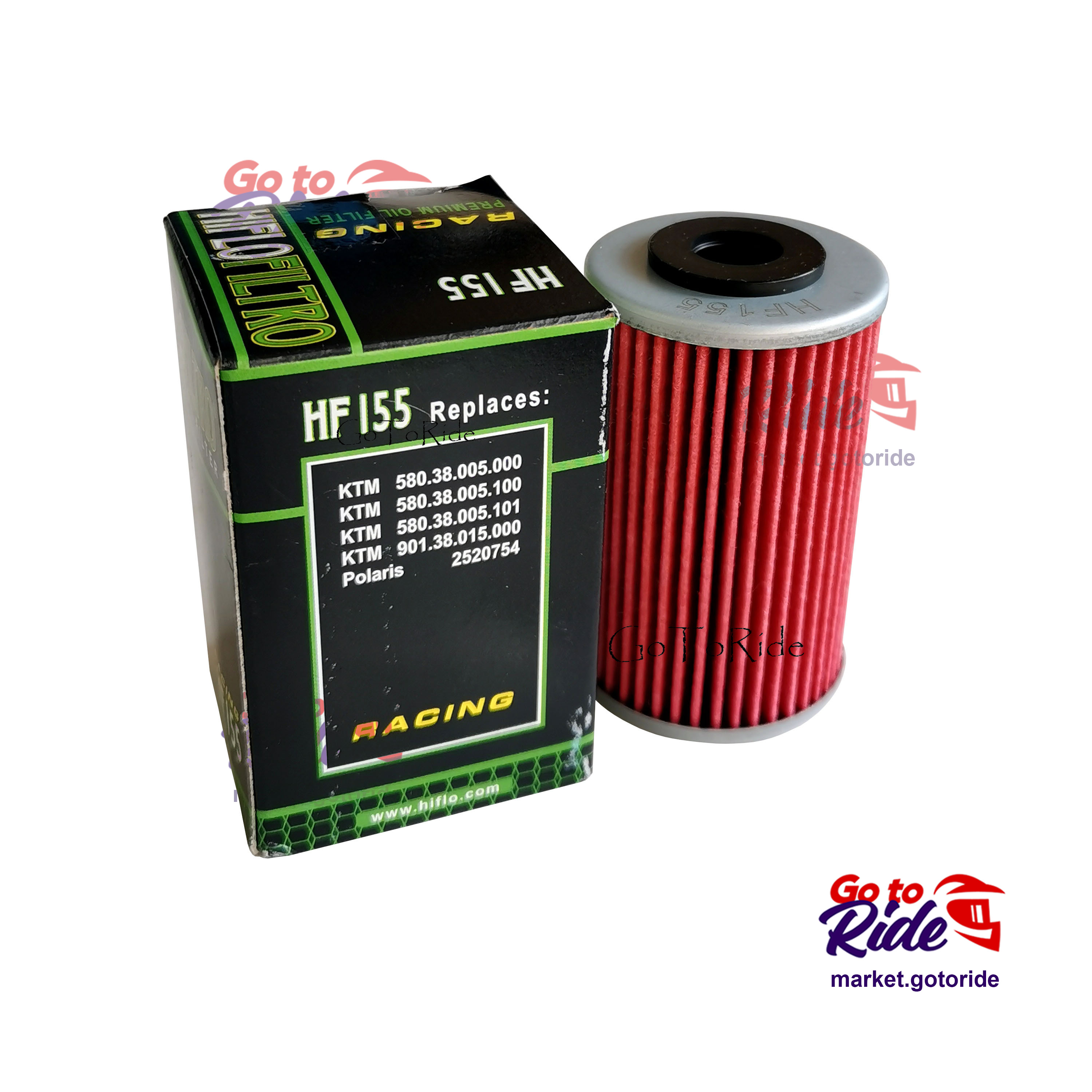 Фильтр масляный HF155 HifloFiltro - мотозапчасть