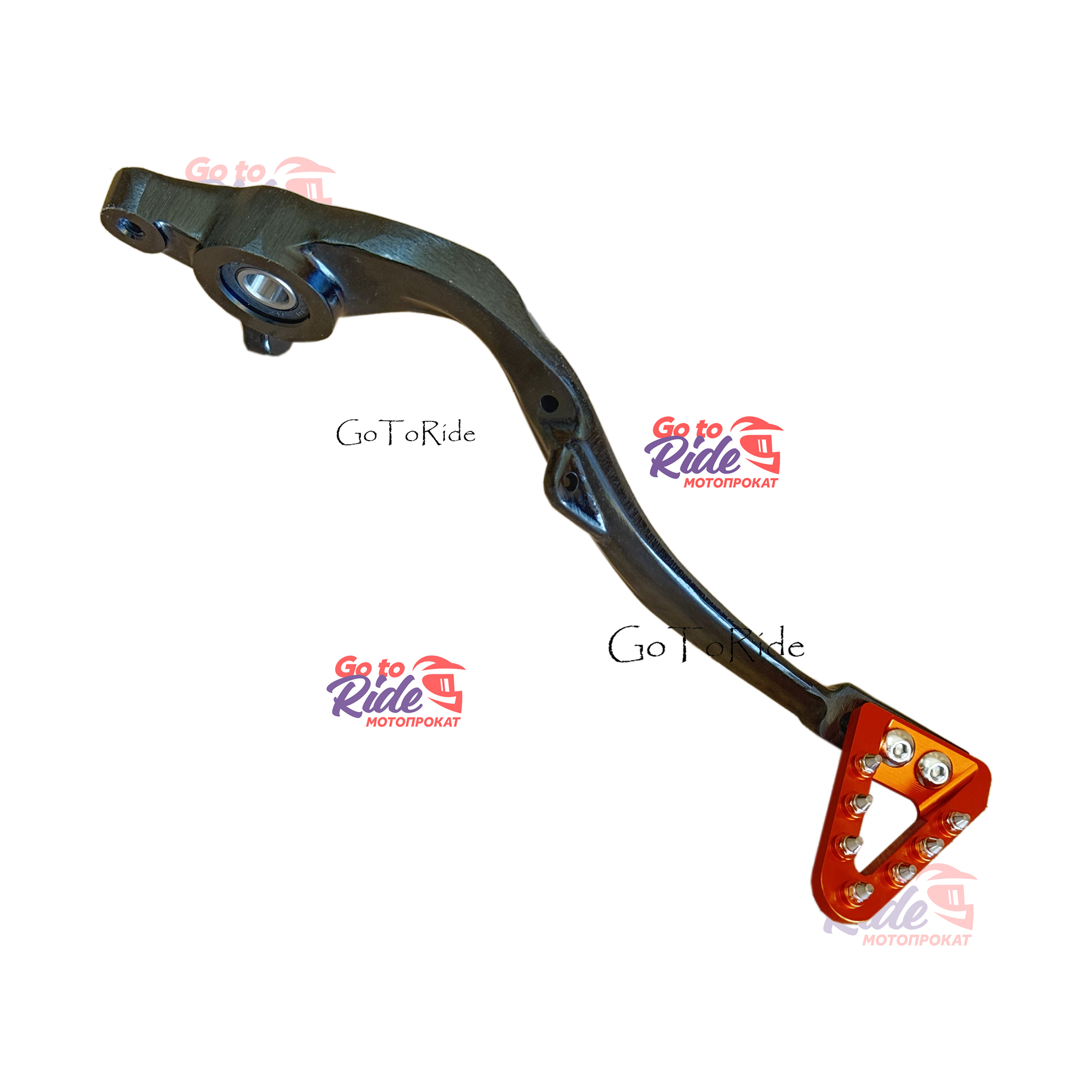 Педаль заднего тормоза KTM (оранж) 2024 FGRacing - мотозапчасть
