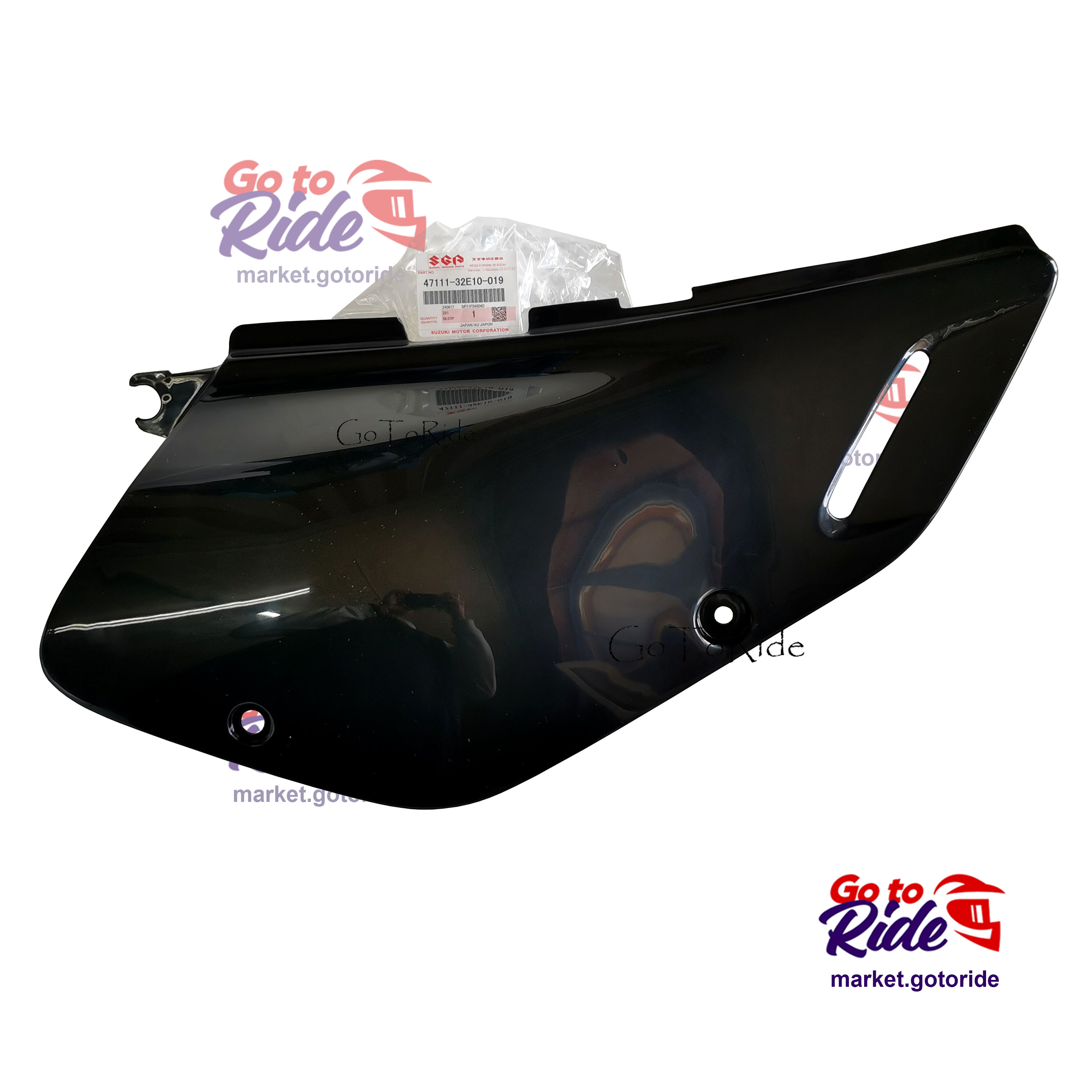 Обтекатель DR650SE 1996 - 2009 правый (черный) Suzuki - фото 1