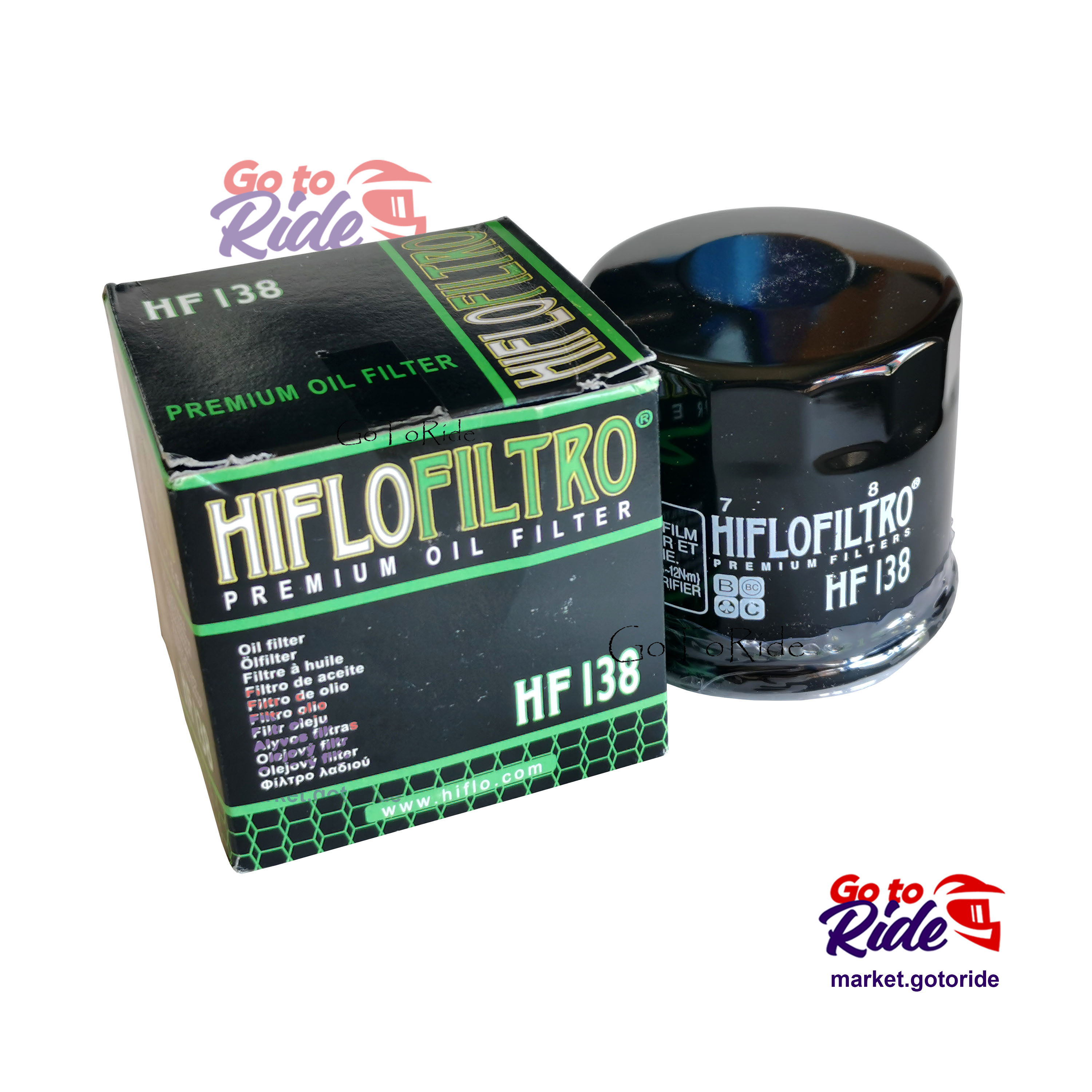 Купить Фильтр маслянный HF138 \ HF975 HIFLO Фильтр маслянный HF138 \ HF975 HIFLO - мотозапчасть