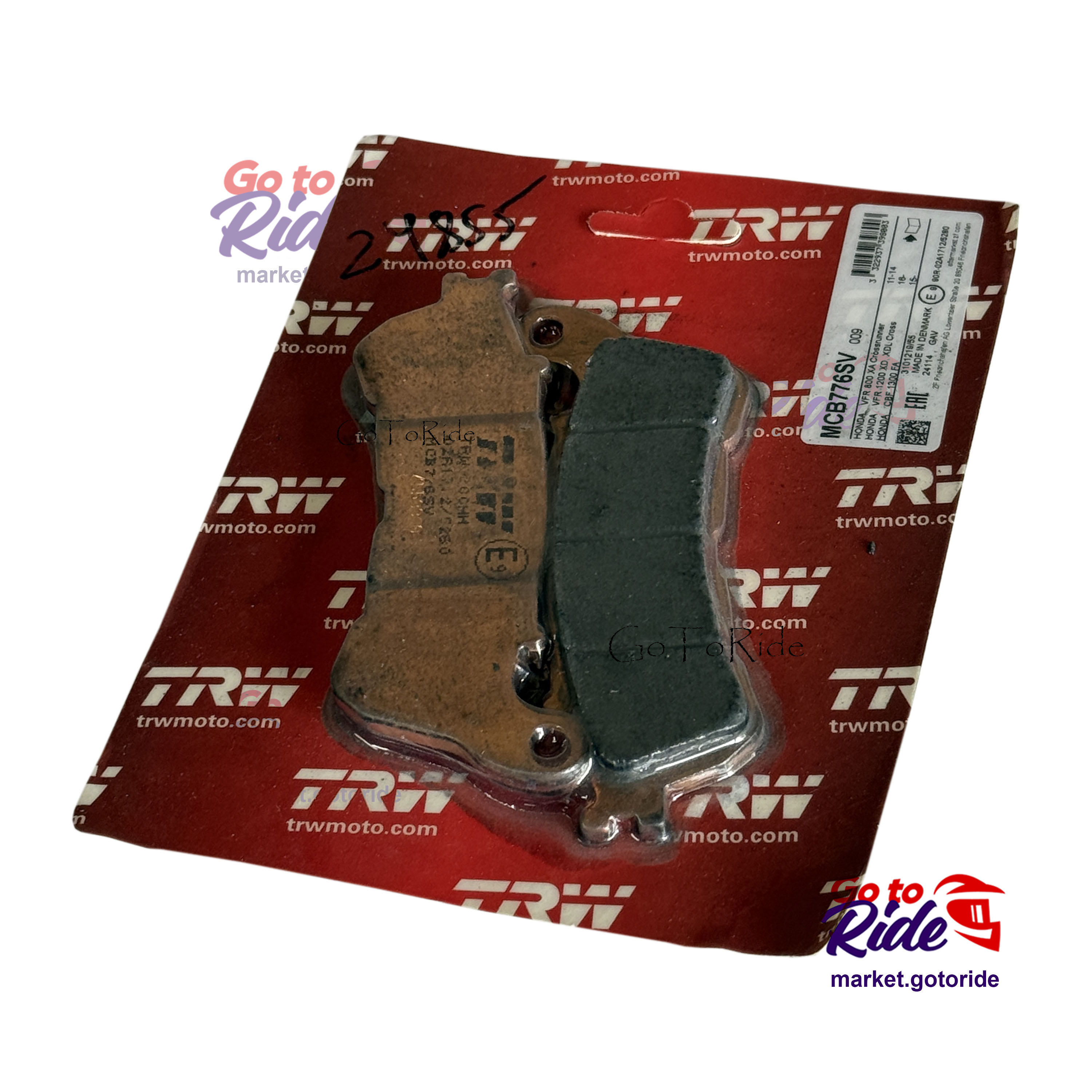 Колодки тормозные TRW MCB776SV (Синтетика) TRW - мотозапчасть