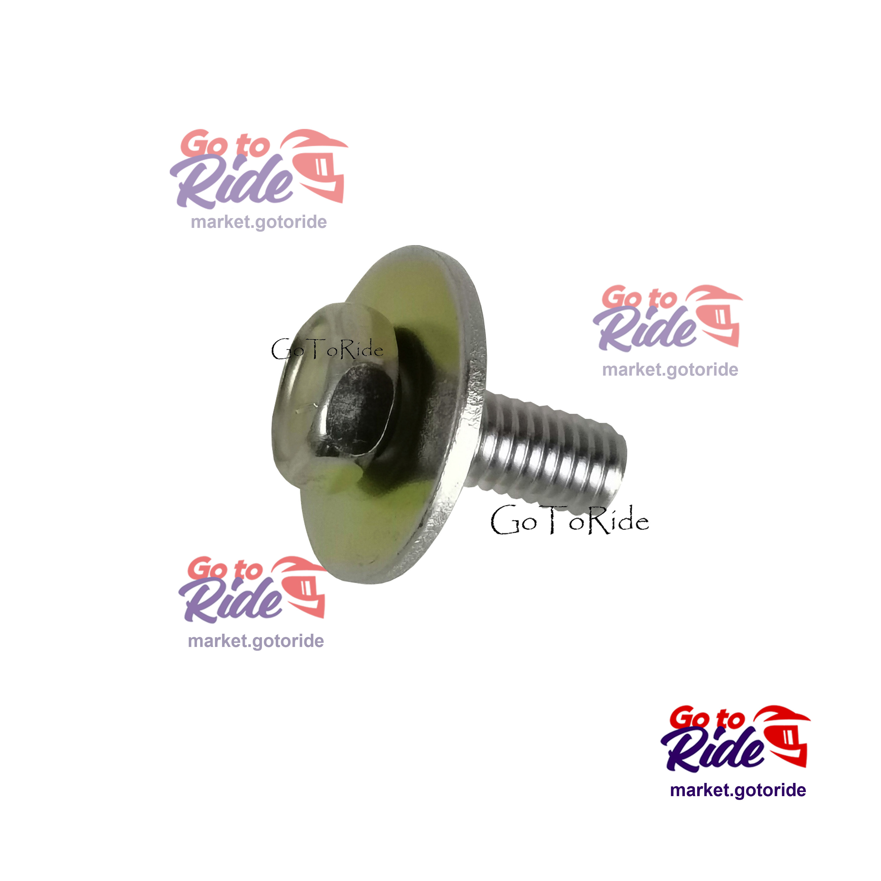 Болт 6x16 с фланцем Suzuki - мотозапчасть Болт 6x16 с фланцем Suzuki - фото 1