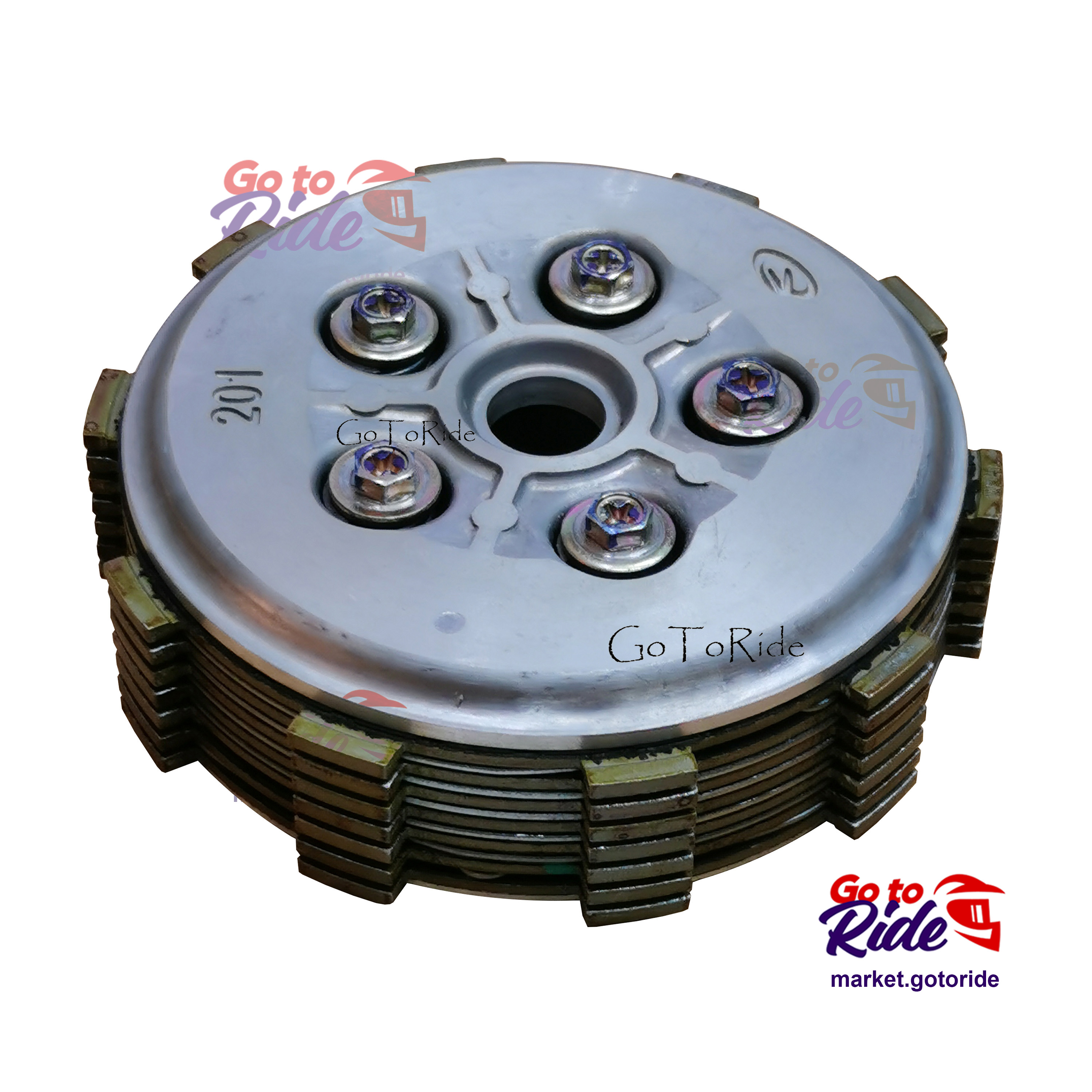 Сцепление в сборе (внутр. часть) GR7 двиг. MT-250 2T (Lanza)  Loncin - мотозапчасть