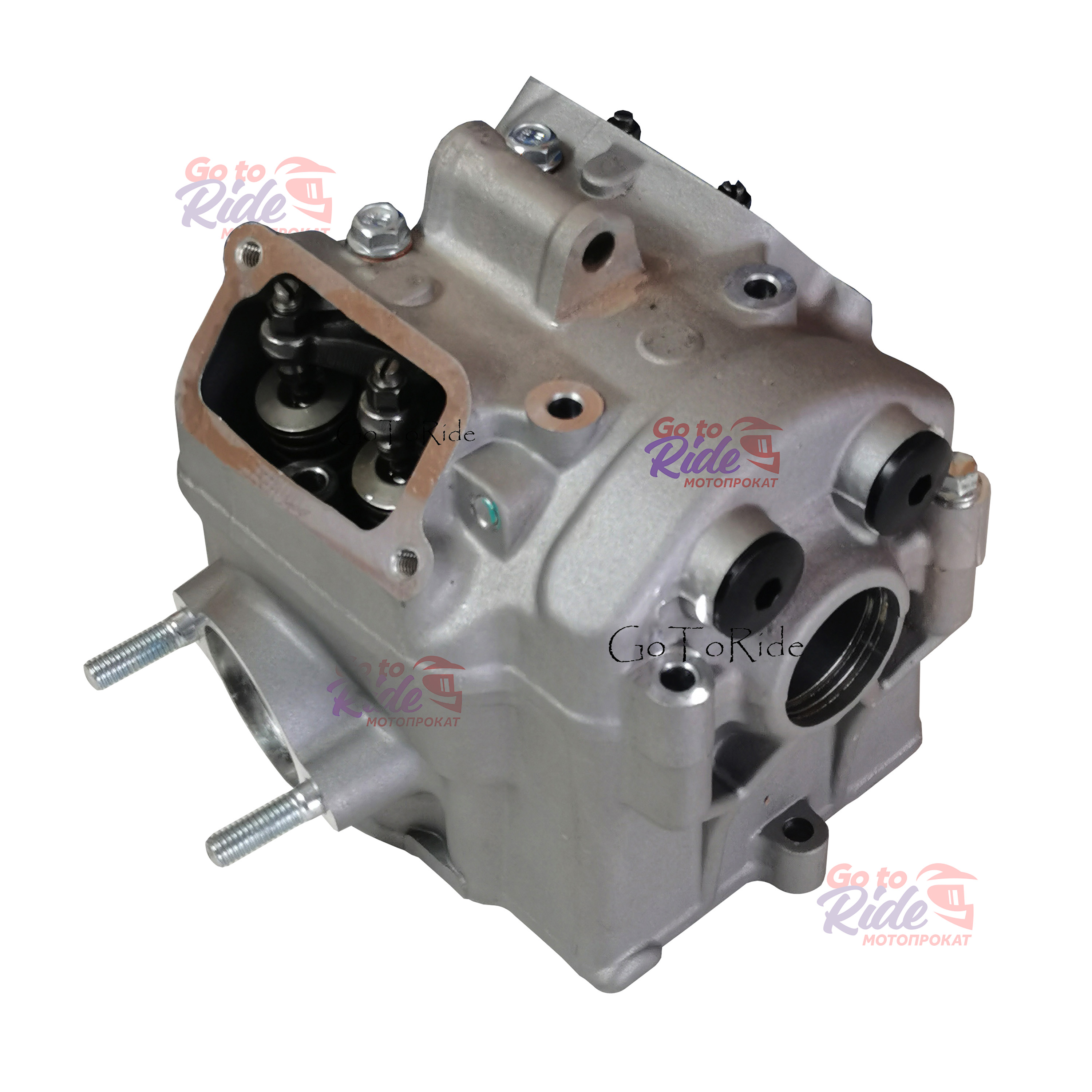 Головка цилиндра двигателя zs177mm (в сборе с клапанами и рокерами, без распредвала) ZONGSHEN - мотозапчасть