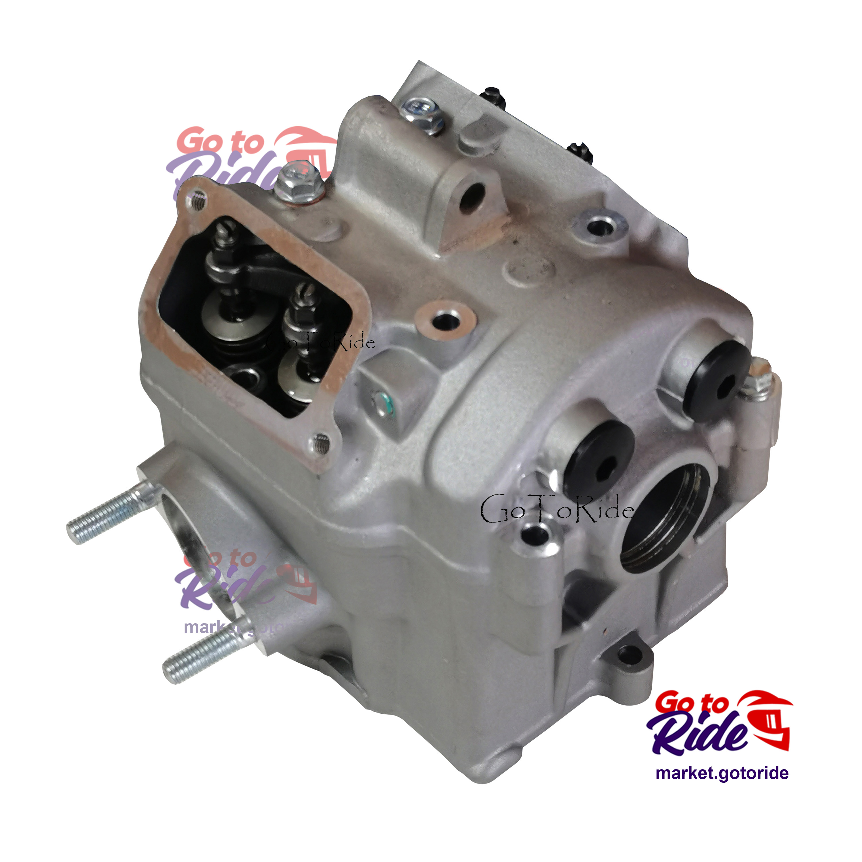 Головка цилиндра двигателя zs177mm (в сборе с клапанами и рокерами, без распредвала) ZONGSHEN - мотозапчасть