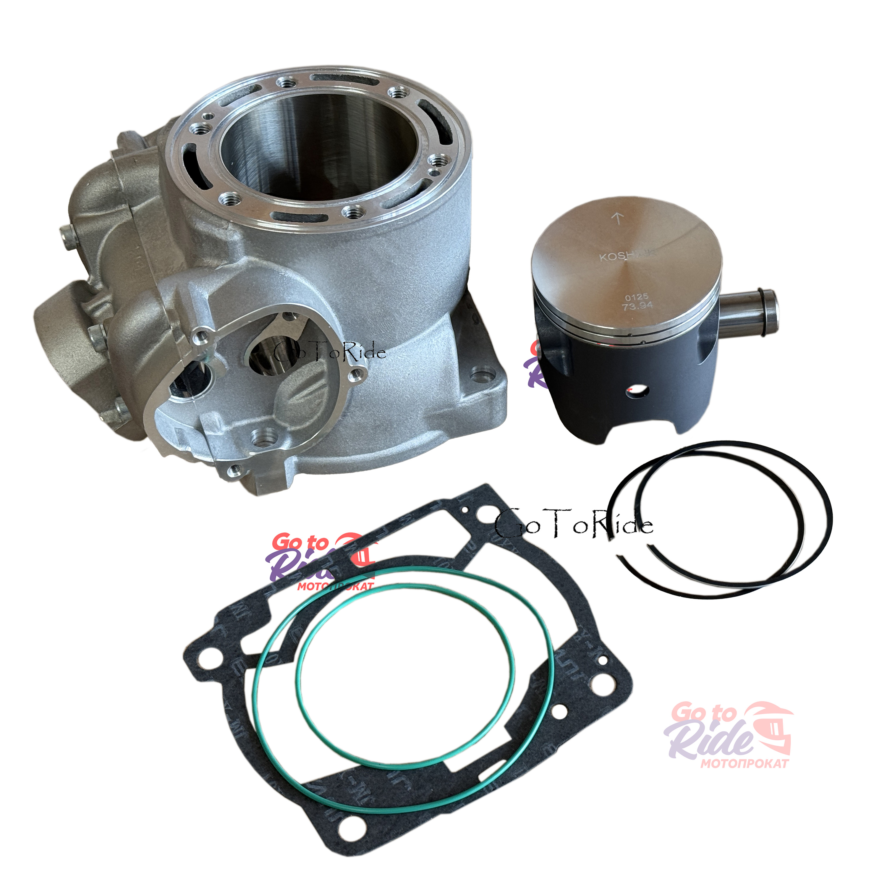 Цилиндр + поршень, комплект Koshine KN320 2T Koshine - мотозапчасть