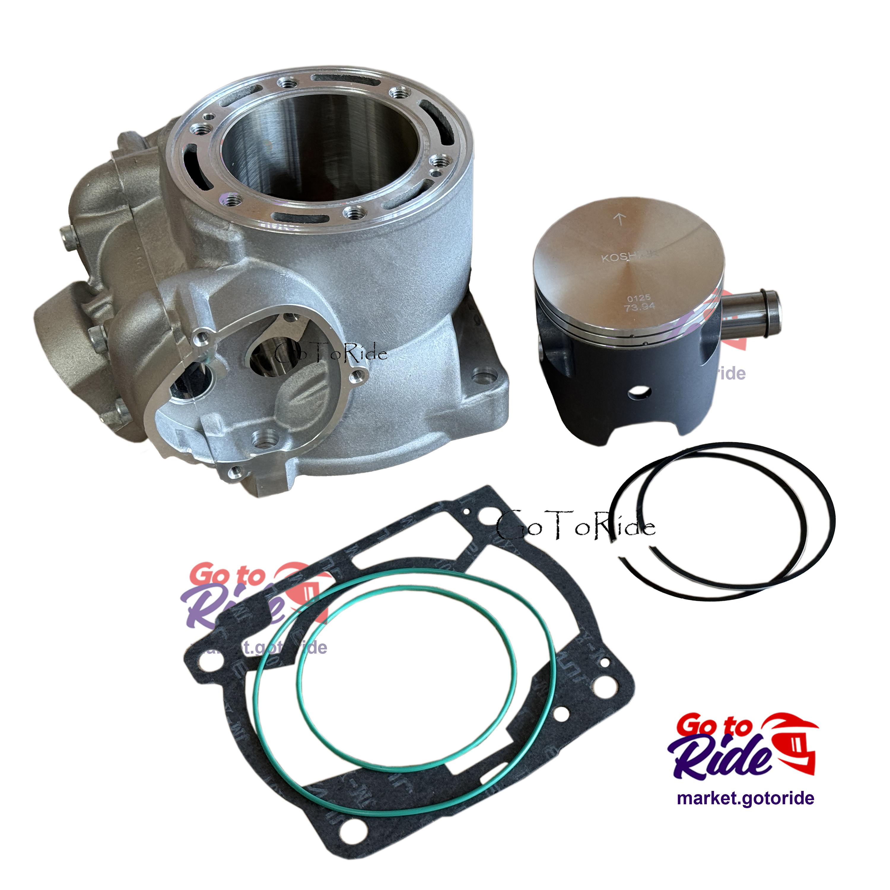 Цилиндр + поршень, комплект Koshine KN320 2T Koshine - мотозапчасть