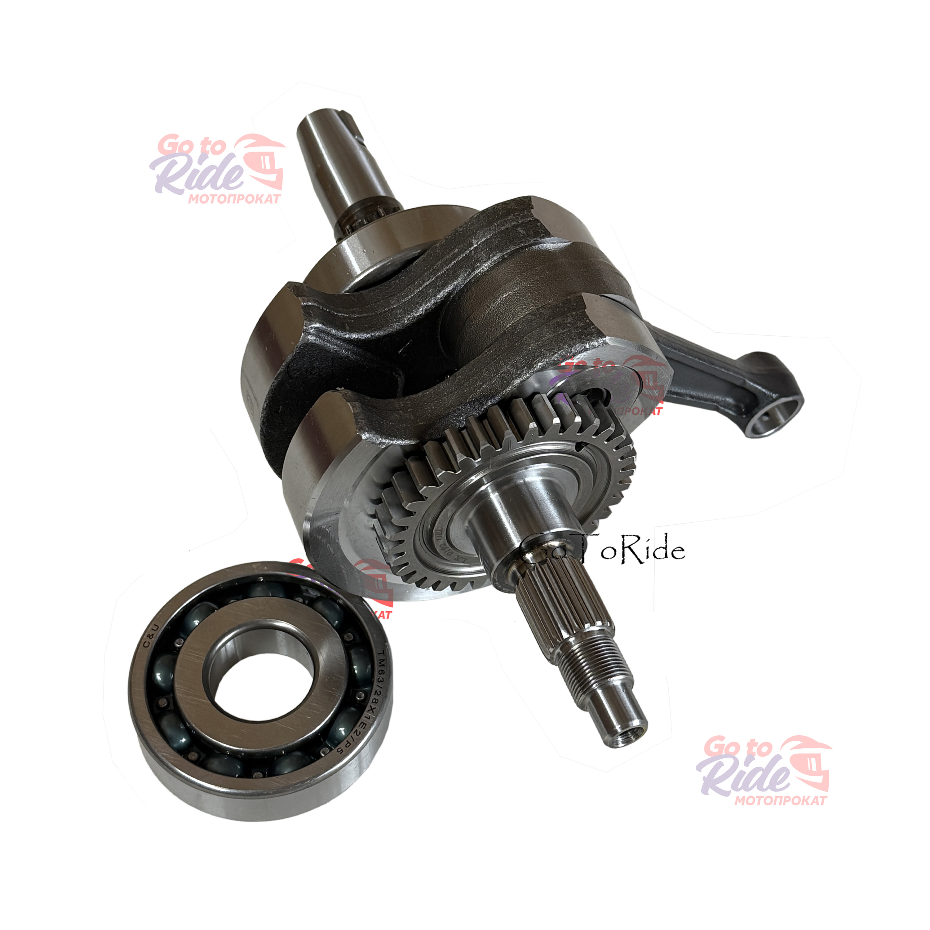 Коленвал (в сборе) YBS300 176MN Loncin - мотозапчасть