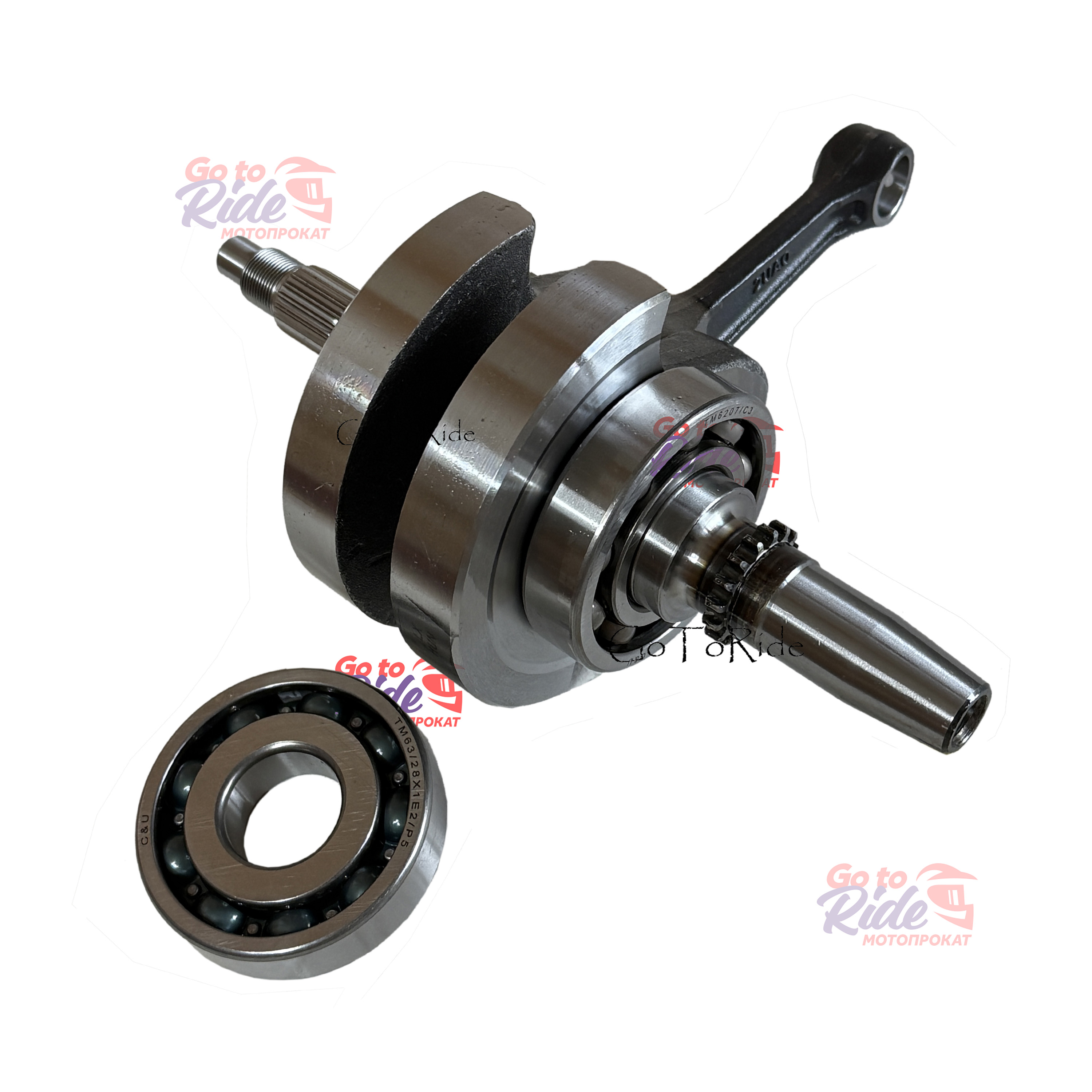 Коленвал (в сборе) YBS300 176MN Loncin - мотозапчасть