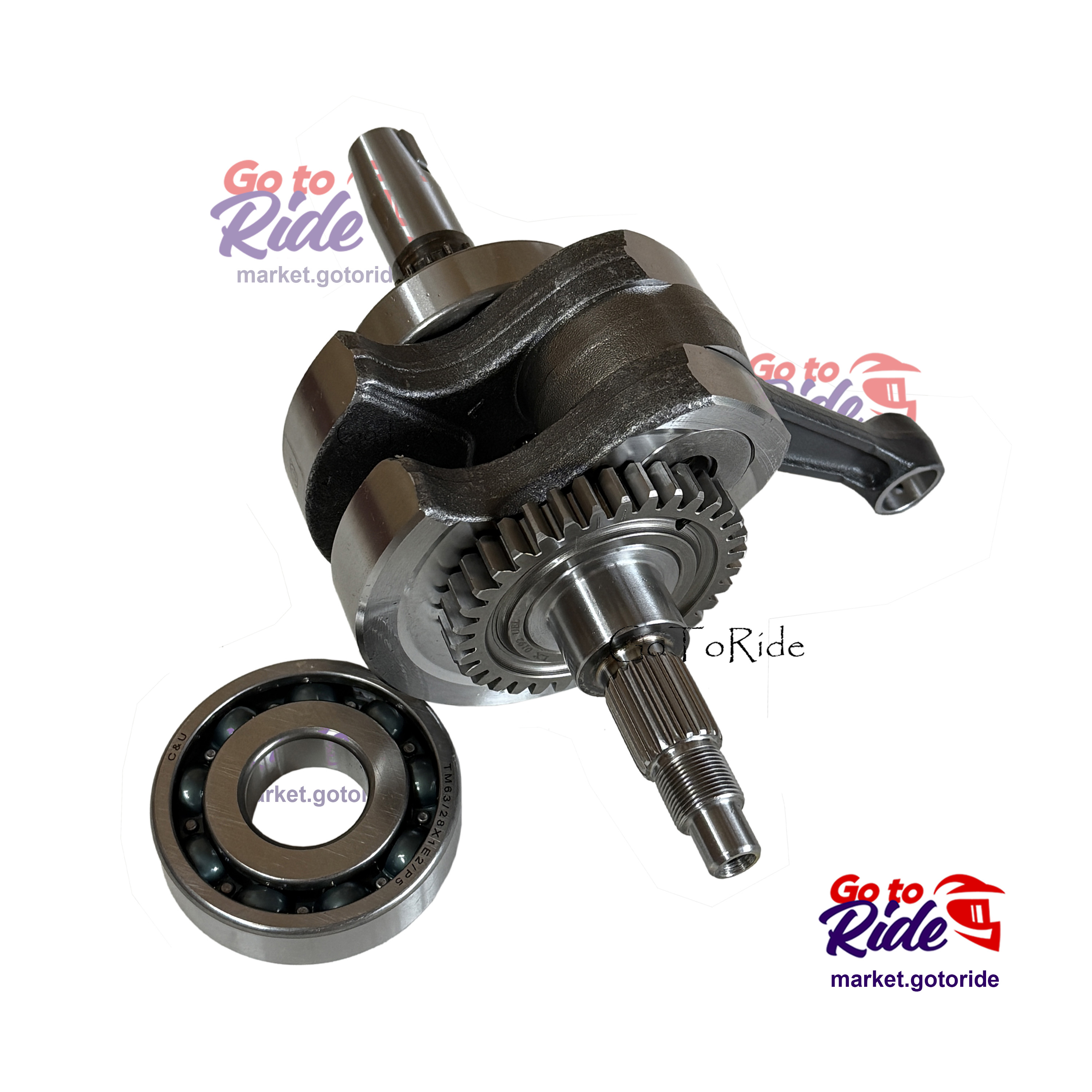 Коленвал (в сборе) YBS300 176MN Loncin - мотозапчасть