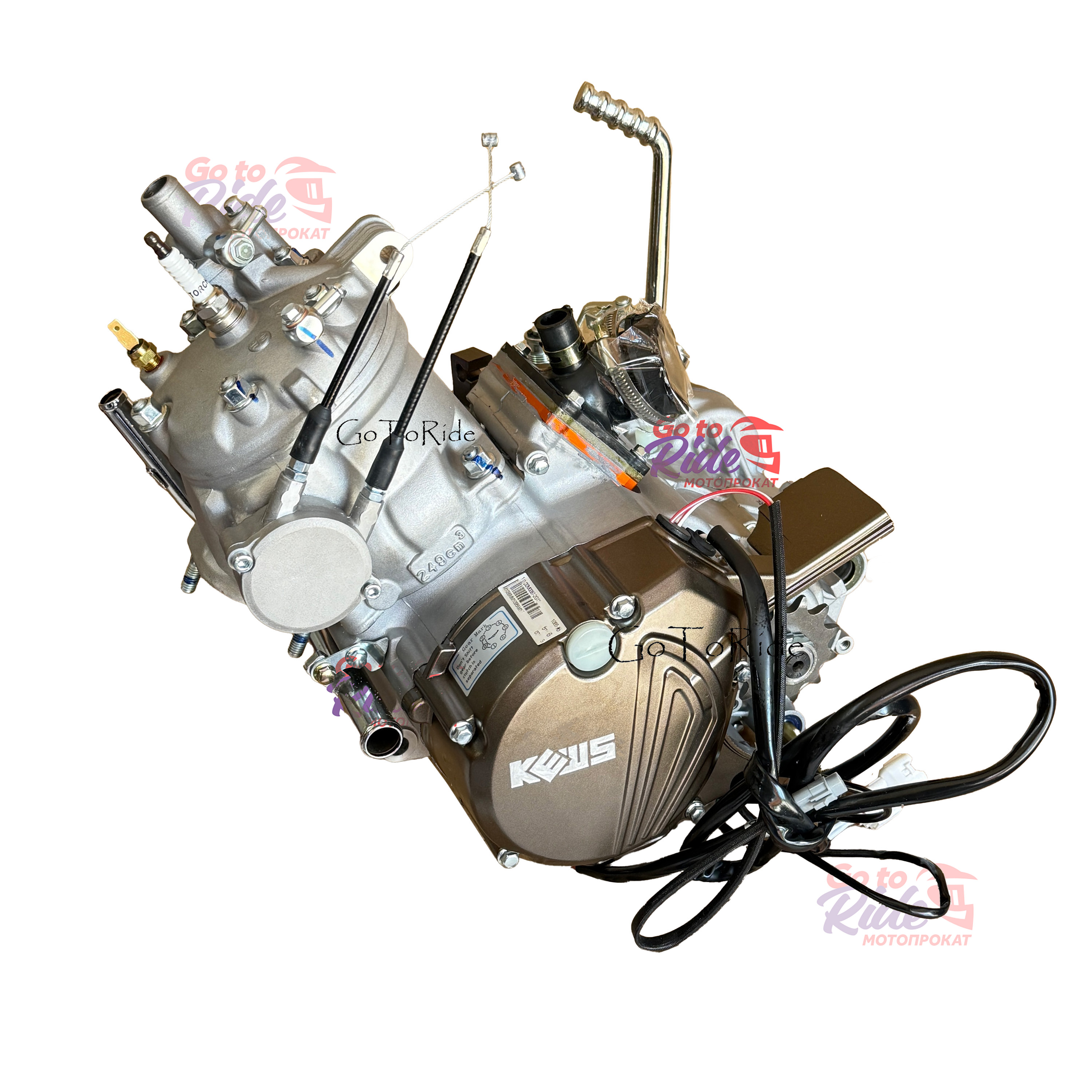 Двигатель в сборе MT-250, 2T Loncin - мотозапчасть