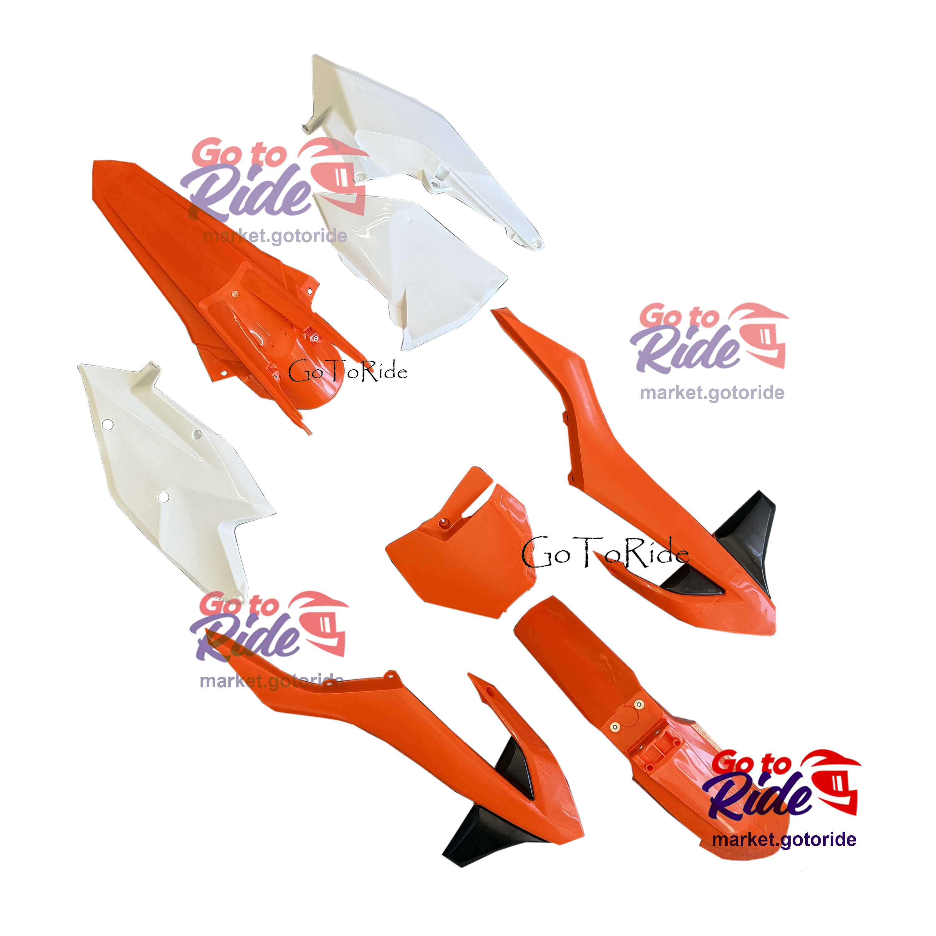Купить Комплект пластика KTM 2017-2019 ( оранжевый ) OTOM Комплект пластика KTM 2017-2019 ( оранжевый ) OTOM - мотозапчасть