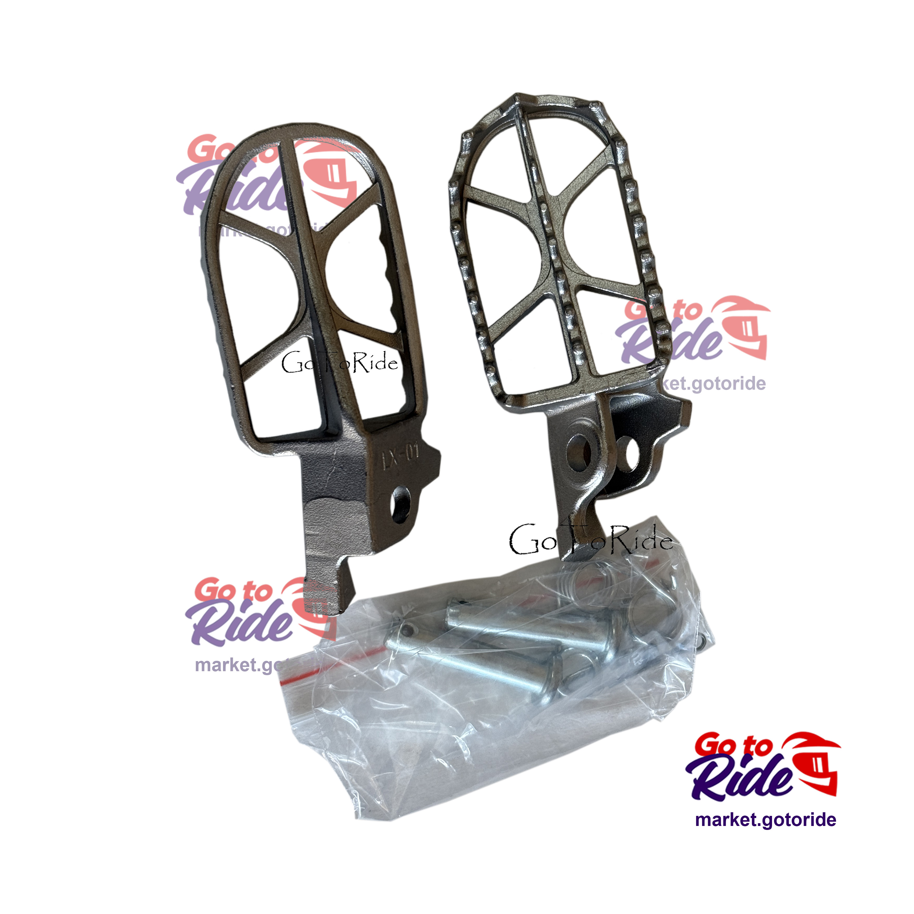 Подножки водителя (пара) KAYO K6/-R,KT250 (2021-) Kayo - мотозапчасть
