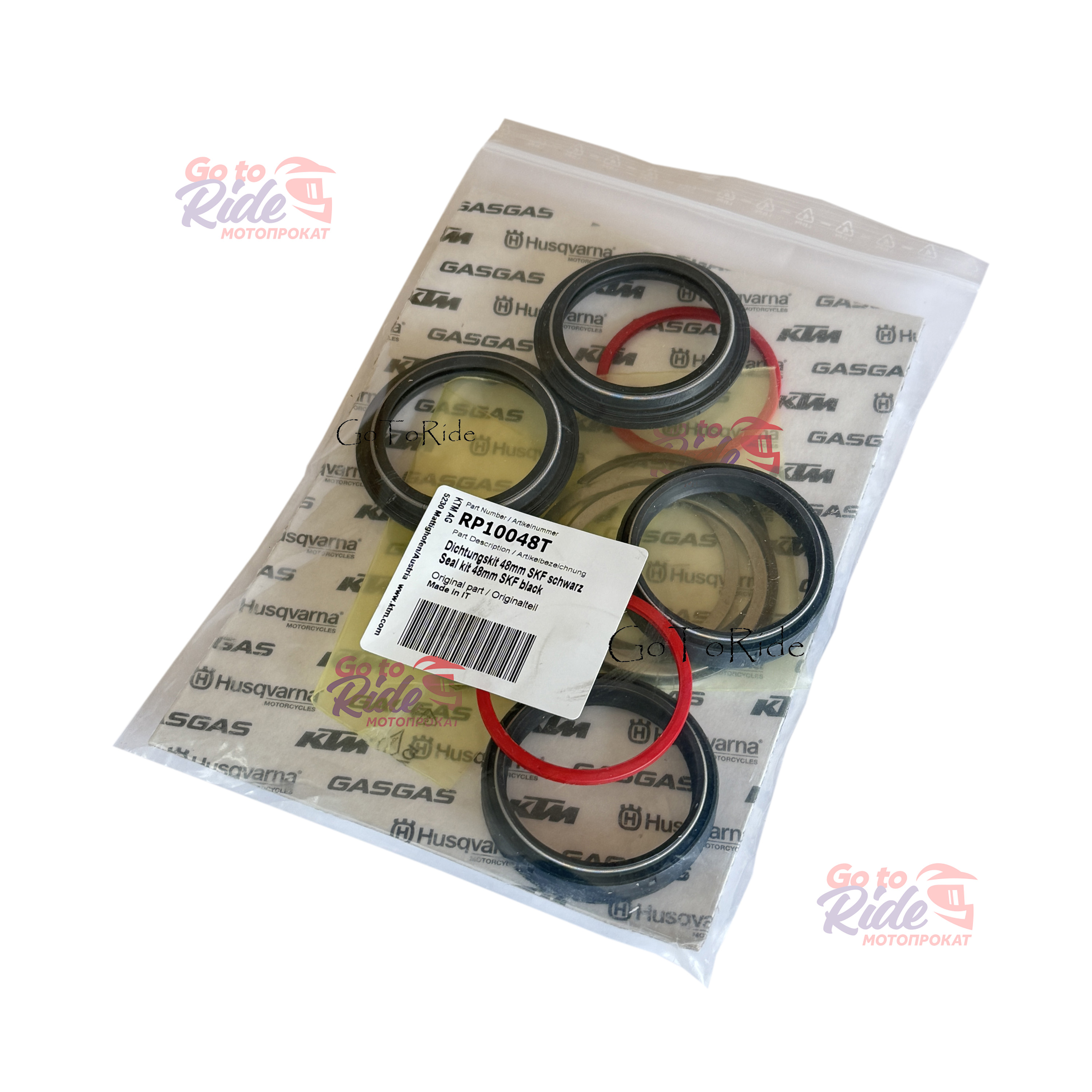 Комплект сальников и пыльников вилки KTM 48mm SKF black KTM - мотозапчасть